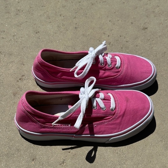 Air walk, pink white soul lace sneaker size girls Y4.5 - Picture 2 of 8